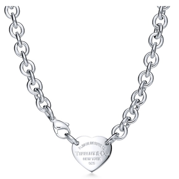 Tiffany & Co. Jewelry - Tiffany & Co. Return to Tiffany®
Heart Tag Chain Link Choker
in Silver like new
